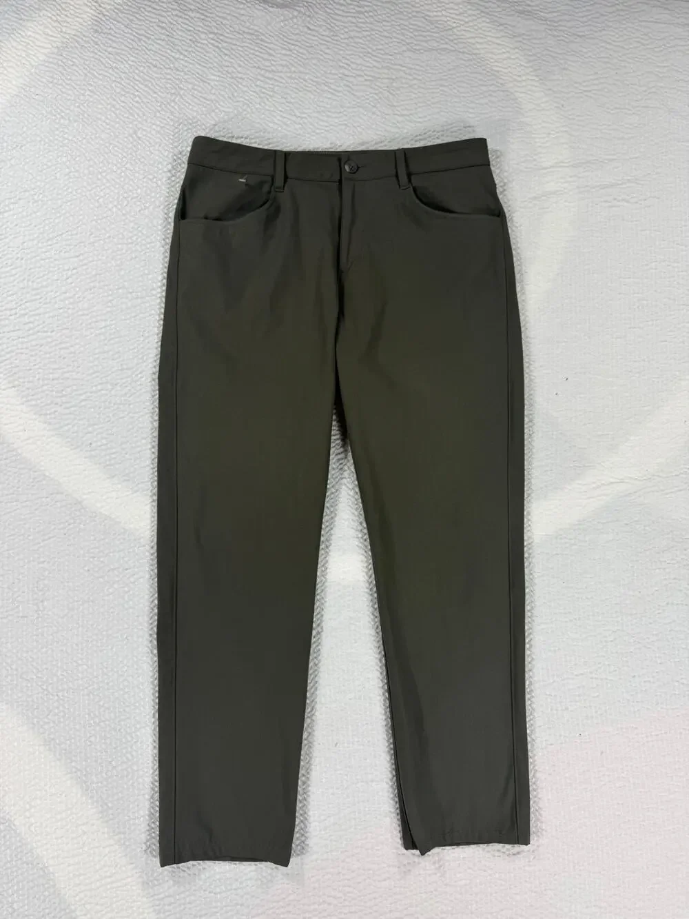 Vuori Pants Mens 32x27 Green Meta Stretch Performance Athletic Travel Golf